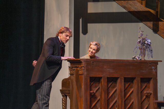 Spring senior Ashling DeGraaf (right) plays the role of Beth in Baylor Theatre&squot;s performance of "Little Women." Jake Schroeder | Photographer