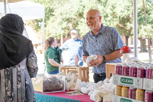 Local vendors sold everything from honey and homemade bread to fresh fruit and vegetables. Sam Gassaway | Photographer
