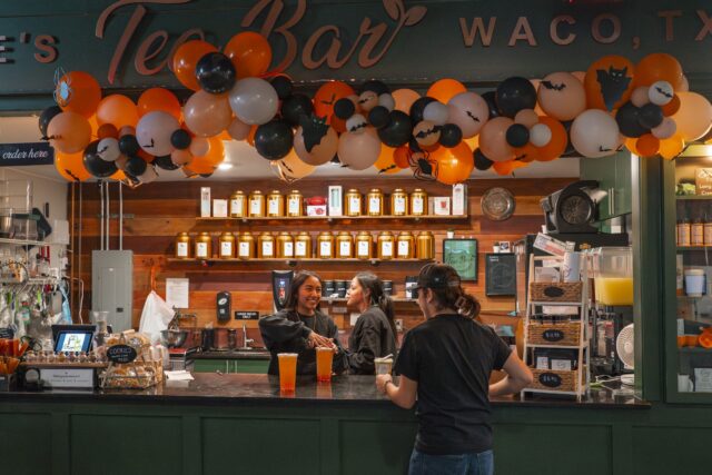 Many vendors inside Union Hall joined in on the fun, with their own Halloween-themed decorations and buckets of candy to give out. Jake Schroeder | Photographer