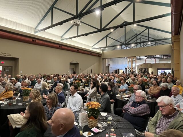 Organizers said Thursday&squot;s sellout luncheon marked the largest crowd in the event&squot;s history, surpassing functions headlined by Roger Clemens and "Mean" Joe Greene. Braden Murray | LTVN Executive Producer
