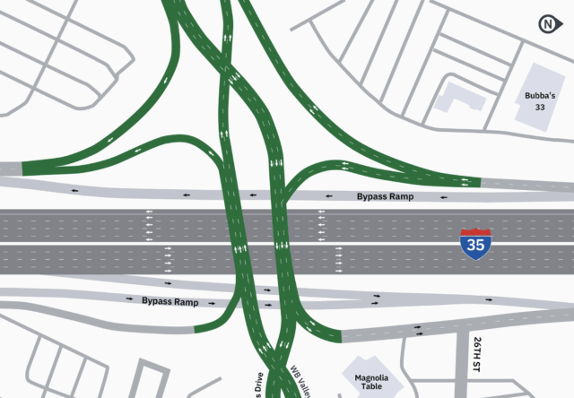 I-35 to introduce new intersection in hopes of making H-E-B trips easier