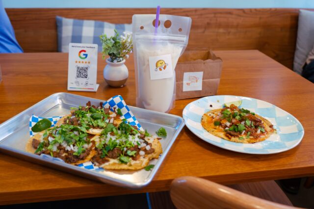 Sisson Taco's signature steak and barbacoa tacos with a homemade horchata. Brady Harris | Photographer