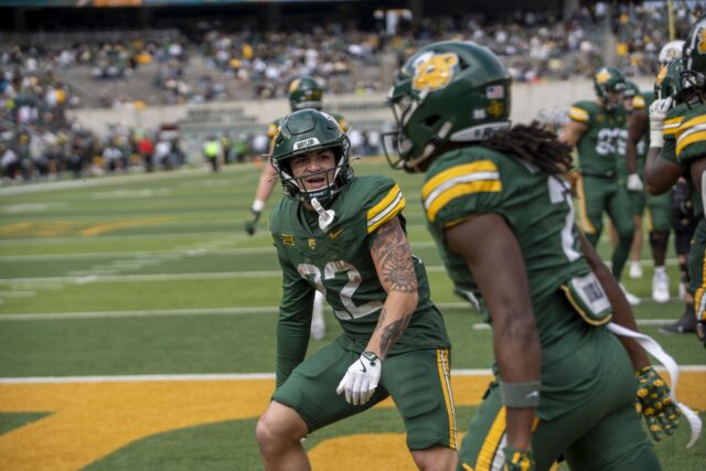 Freshman running back Caden Knighten recorded a game-high 126 total yards in Baylor's 30-3 win over UCF Saturday at McLane Stadium. Caleb Garcia | Photographer