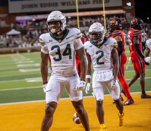 Senior wide reciever Kole Wilson and