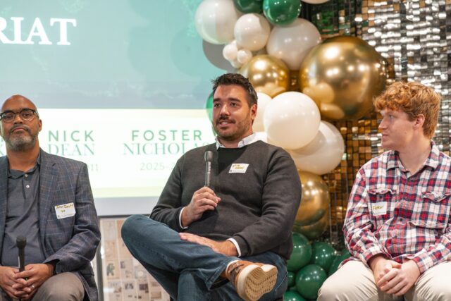 Nick Dean, the Baylor Lariat's editor-in-chief from 2010 to 2011, discusses how his experiences with the student news organization shaped his professional career. Jake Schroeder | Photographer