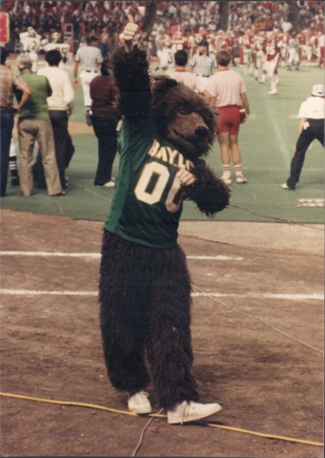 Andy Spencer performs as Mr. Bear. Photo courtesy of Andy Spencer