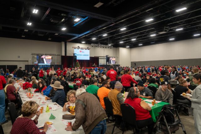 The Extraco Events Center hosted one of Waco’s largest community gatherings Tuesday as H-E-B brought its annual Feast of Sharing back to Central Texas. Sam Gassaway | Photographer
