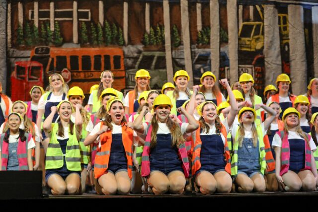 In 2024, Alpha Delta Pi enhanced the "I-30Pi storyline with unifying construction outfits mixed with bright colors. Lariat file photo