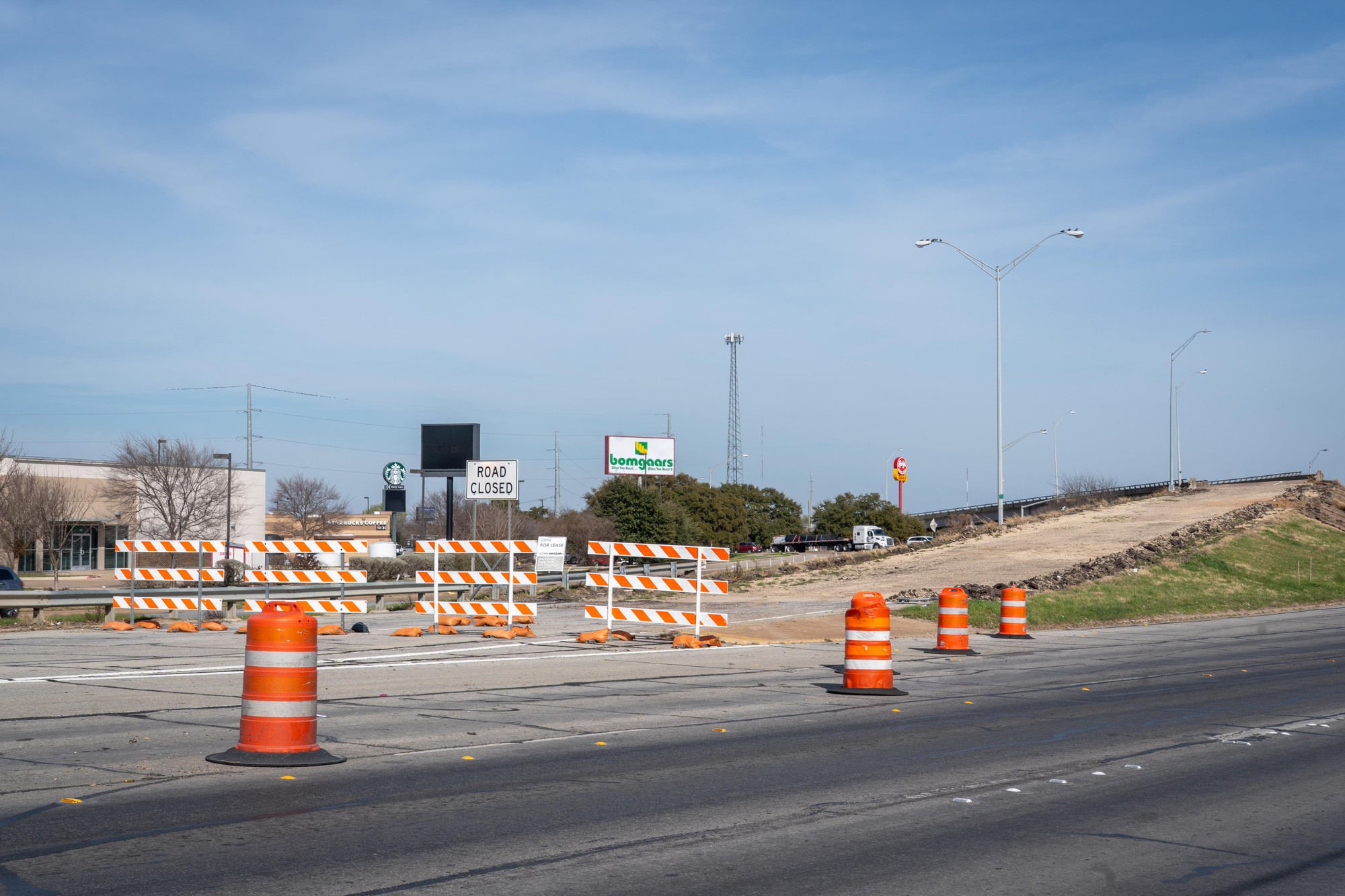 Frontage road construction near H-E-B to continue until 2029