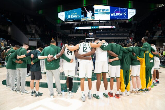 Tuesday's loss to Arizona marks the first time this season the Bears have lost a game they led at halftime. Abby John | Roundup Photo Editor