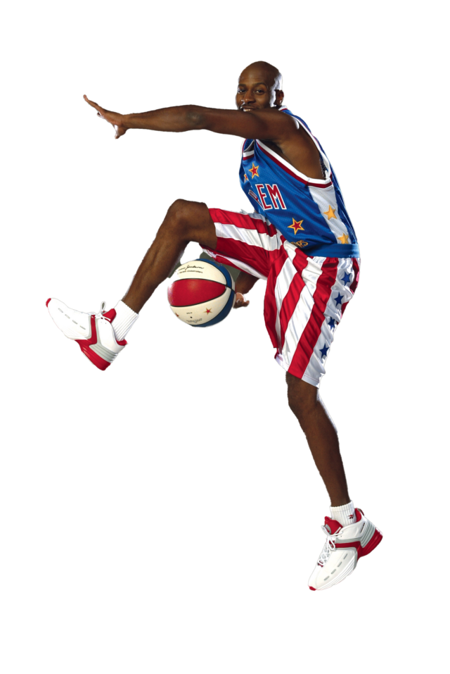 Audre "Hot Shot" Branch spent nearly a decade with the Harlem Globetrotters across two stints with the team. Photo courtesy of the Harlem Globetrotters