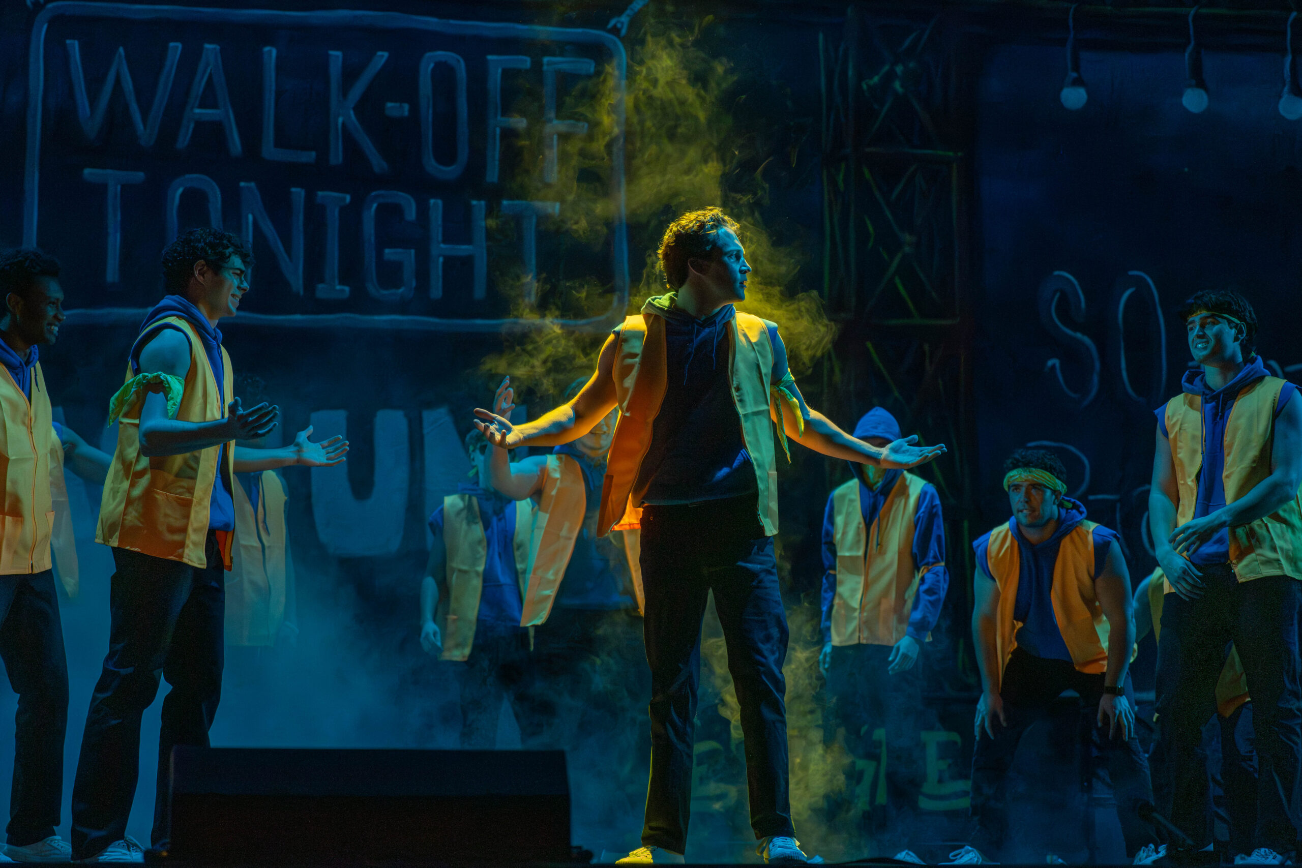 Delta Tau Delta shows off a rebellious streak for Sing 2026. Mesha Mittanasala | Photographer