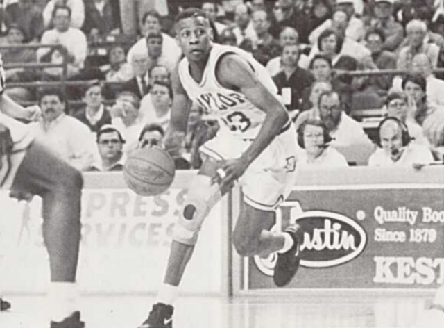 Aundre Branch played four years at Baylor before playing professional ball overseas. He still ranks top-10 all-time in the program's single-season and career scoring leaderboards. Roundup file photo