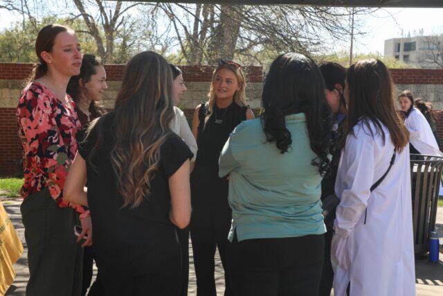 Occupational Therapist's find time to celebrate with each other. Courtney Ward | Photo Intern