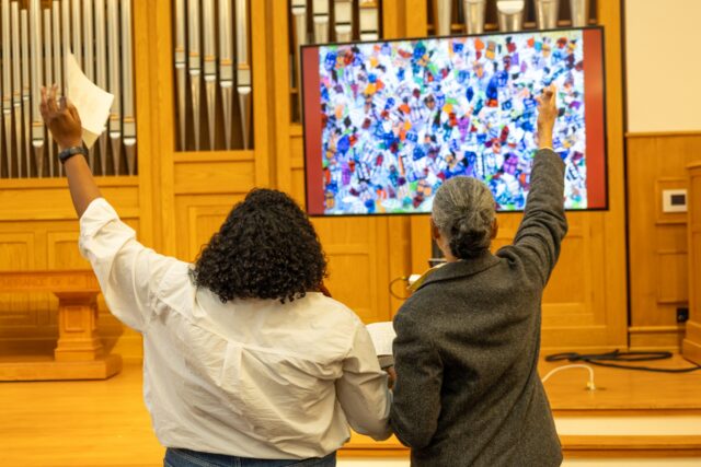 Truett Seminary hosted Global Bridges' inaugural chapel service, featuring Dr. Jacqueline C. Rivers. Photo courtesy of Matt Cozart