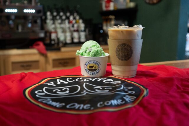 PACCoffee serves up delicious lattes and other sweet treats like Blue Bell Mint Chocolate Chip ice cream. Alyssa Meyers | Photographer