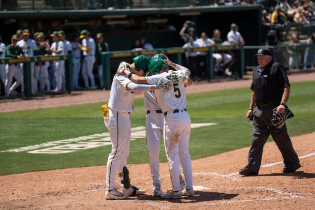 Freshman outfielder Brady Janusek, sophomore infielder Pierson Riebock and redshirt senior Tyce Armstrong