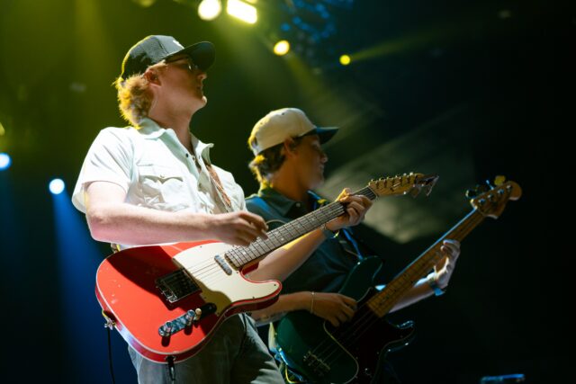 Bandmates Gage McNeely and Tack Hammer