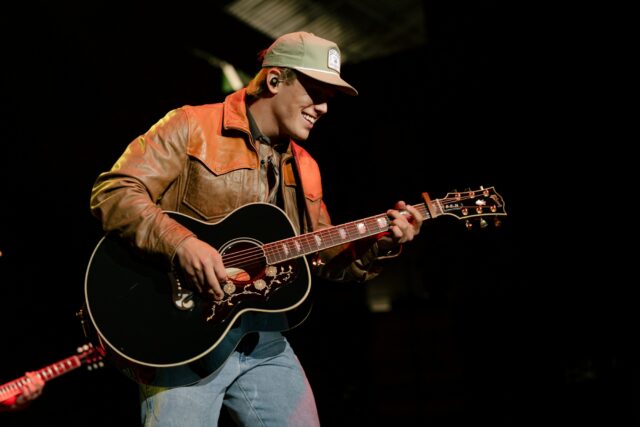 Hudson Westbrook brought the energy all night long at Foster Pavilion. Alyssa Meyers | Photographer