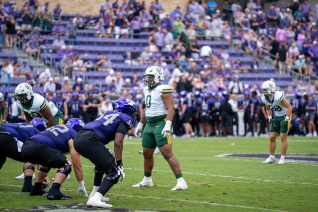 Redshirt senior Jackie Marshall is headed to the Tennessee Titans with the No. 184 pick in the 2026 NFL Draft. Sam Gassaway | Photo Editor