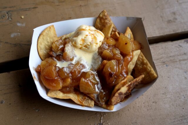 The Apple Pie Nachos were designed to share among fans of vanilla ice cream and apple pie filling. Sophia Monson | Social Media Editor