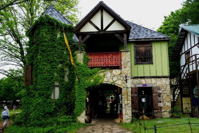 The exterior of Eternal Arms, a shop selling armor and renaissance-style weapons such as swords, knives and axes. Sophia Monson | Social Media Editor