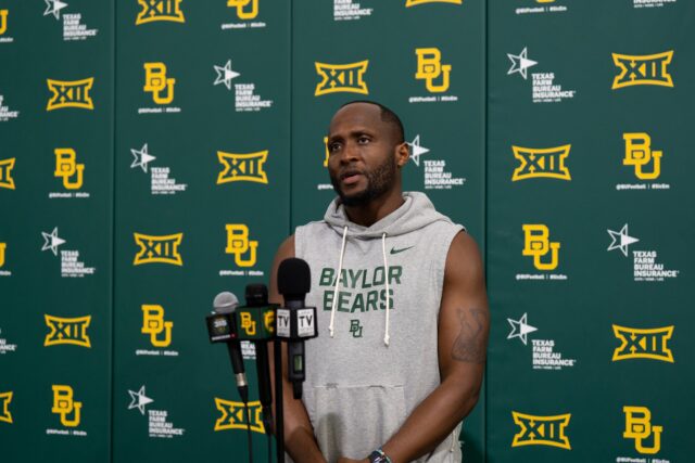 Inside linebackers coach Jamar Chaney is looking forward to his third season with the Bears. Alyssa Meyers | Photographer