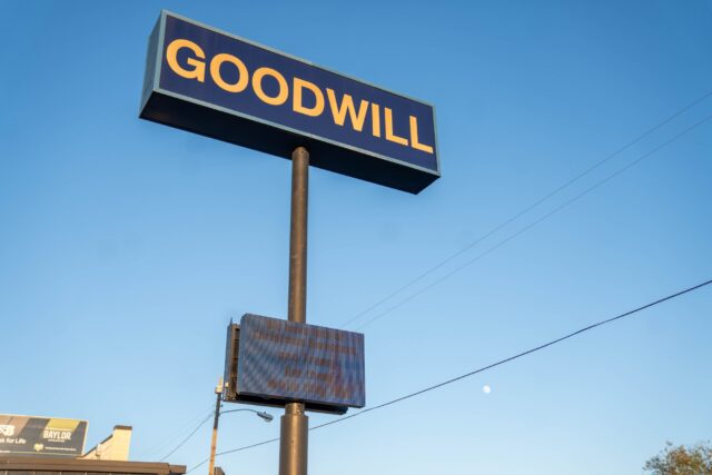 Goodwill is an frequently visited thrift location for Baylor students. Lariat file photo