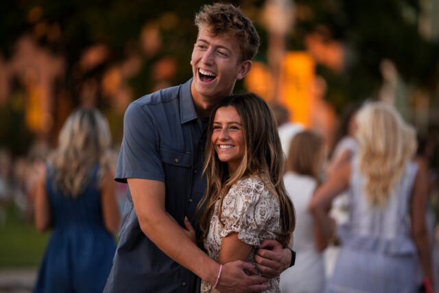 Baylor University's Howdy event brings together students for line dancing, food trucks, and lawn games to build deeper bonds across campus. This event took place outside of the Hurd Welcome Center on Friday evening bringing together many students. Mady Mijares | Photographer