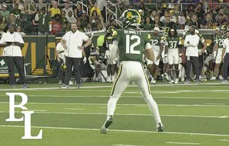 Nate Bennett takes on starting quarterback for first home game of the season
