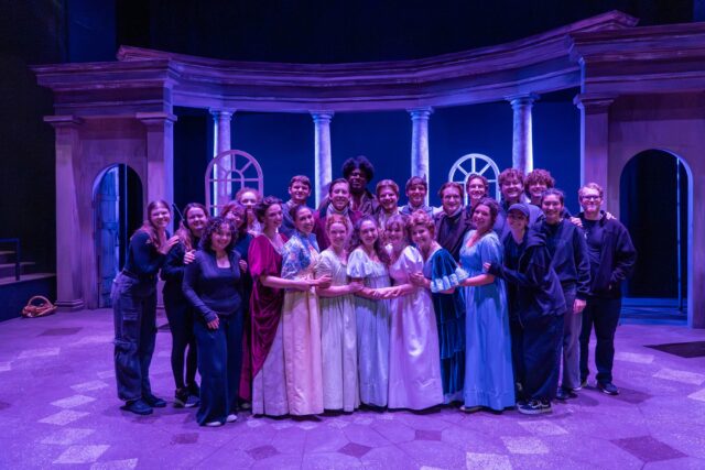 The cast of Baylor Theatre's 'Sense & Sensibility.' Caleb Garcia | Photo Editor